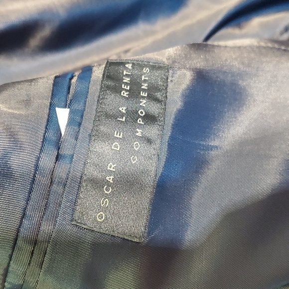 Oscar De La Renta Components Men’s Suit Jacket​ 100% Wool Black Size 40 S - Picture 7 of 14